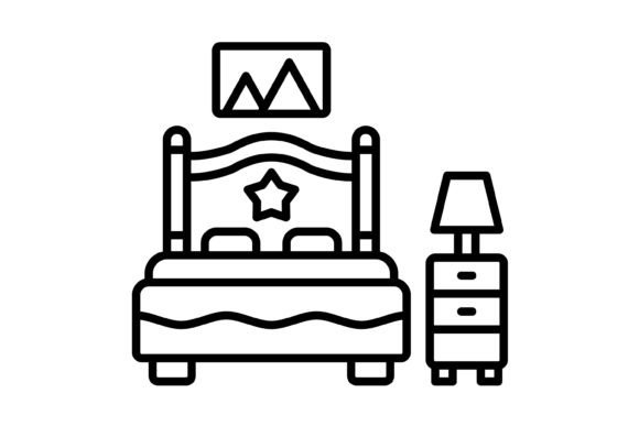 Bedroom Outline Icon: The Minimalist Design Asset You Need