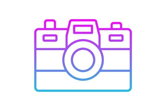 Camera Line Gradient Icon: A Designer's Guide to Its Versatile Appeal