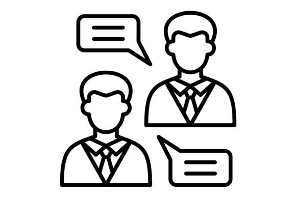 Chatting Outline Icon: A Versatile Visual for Modern Communication
