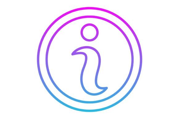 Info Circle Line Gradient Icon: A Modern Asset for Digital Clarity