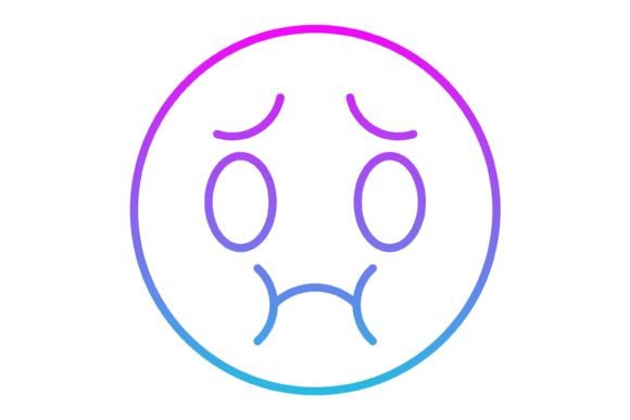 Mastering Modern Emotion: The Sick Emoji Line Gradient Icon