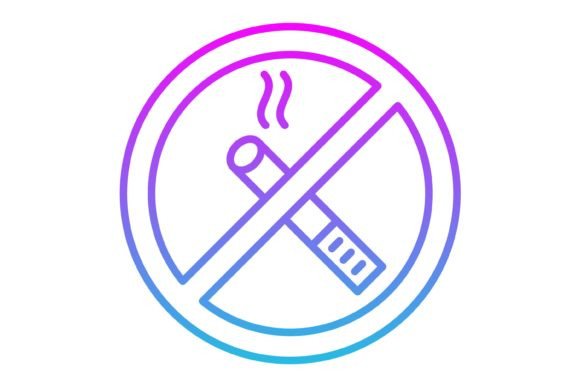 Mastering the No Smoking Line Gradient Icon for Modern Design