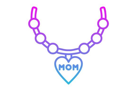 Necklace Line Gradient Icon: A Modern Design Essential