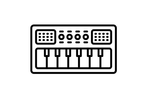 Piano Outline Icon: A Clean Visual for Any Project