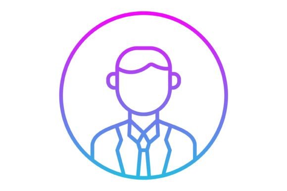 Profile Line Gradient Icon: A Modern Design Essential