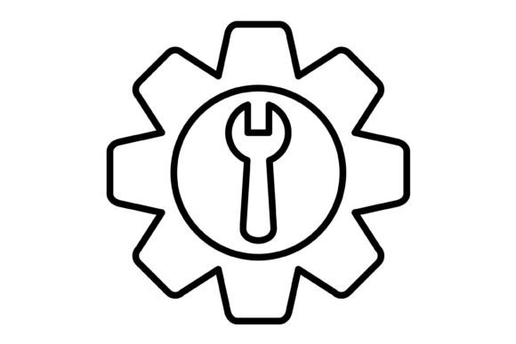 Utilities Outline Icon: A Modern Icon Set for Clean Design