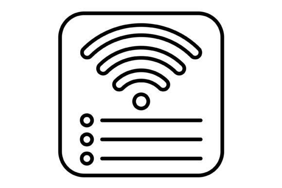Wifi Connection Outline Icon: A Versatile Digital Asset
